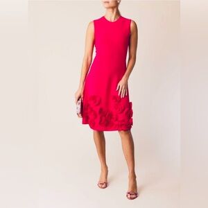 LELA ROSE Penelope Rose Pink Sleeveless Dress